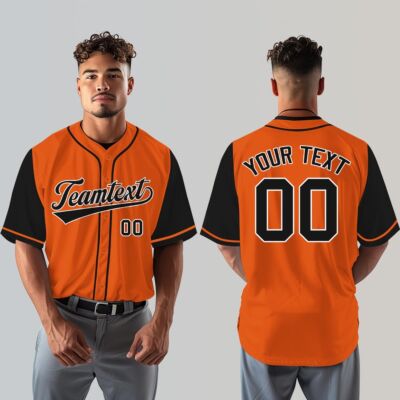 Personalized Vintage Team Name And Number Custom  Baseball Jersey,