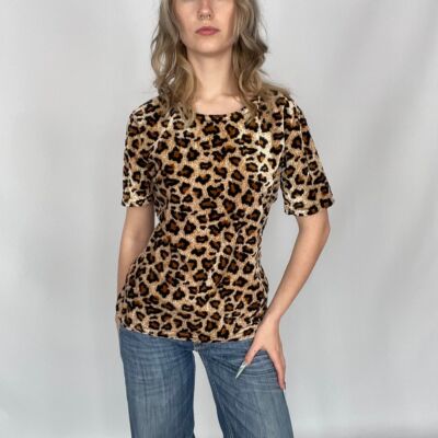 Y2K Animal Leopard Print Top