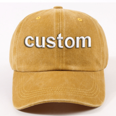 Unisex Vintage Fashion Casual Washed Cap