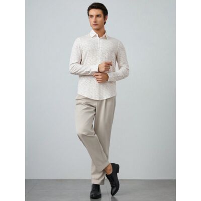 Men's All-Over Woven Long Sleeve Shirt