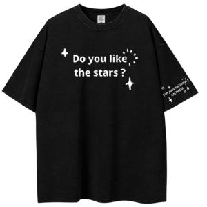 Flaming stars tshirt